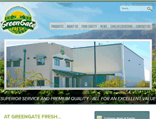 Tablet Screenshot of greengatefresh.com